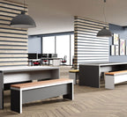 Canteen and break out tables low      Colour  That’s My Office Furniture, 360 Degree View storage, desk, chair