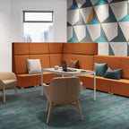 Office Modular High Back Seating Liner 120That’s My Office Furniture, 360 Degree View storage, desk, chair