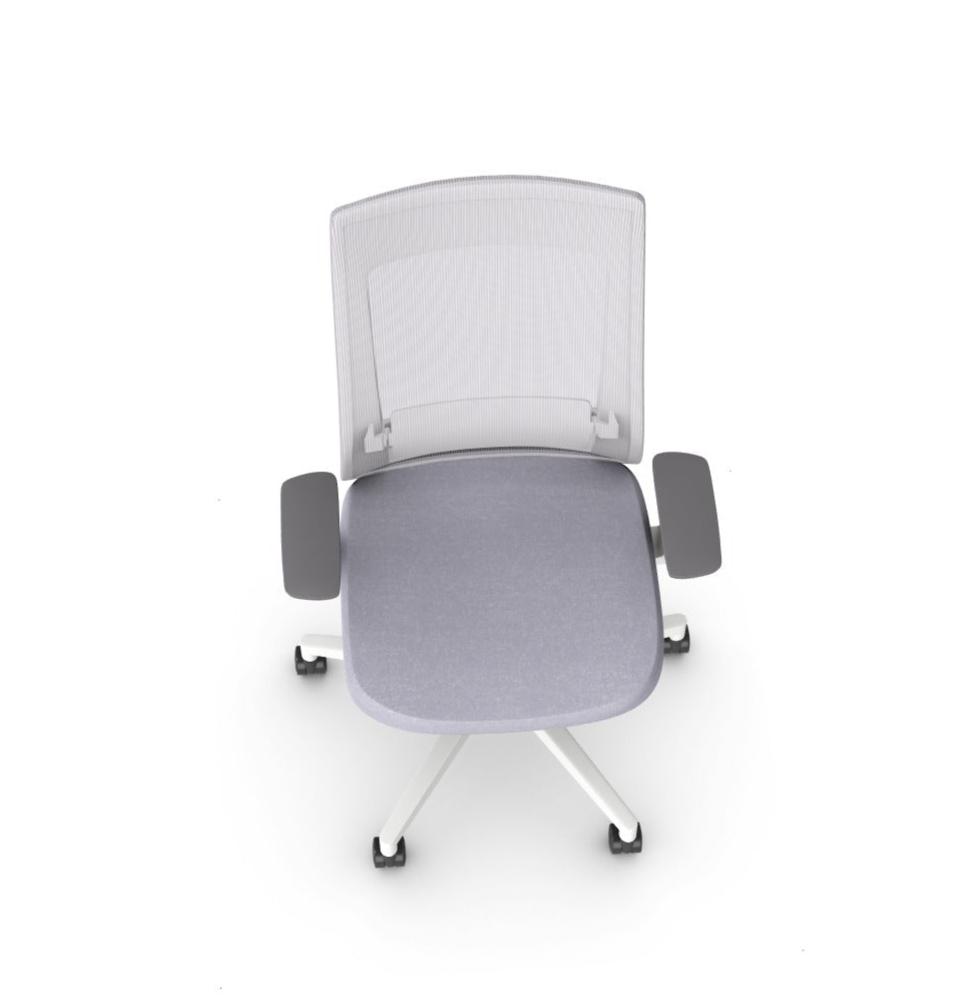 Operator Office Chair Mesh Back in White  X.22That’s My Office Furniture, 360 Degree View storage, desk, chair