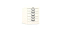 Silverline | Multidrawer | 5 Drawer |Locking | MDUR05LK | Beige