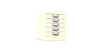 Silverline | Multidrawer | 5 Drawer |Locking | MDUR05LK | Cream
