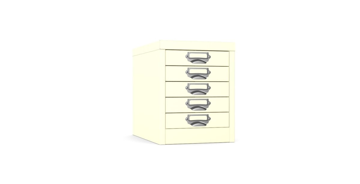 Multidrawer Storage 5 Drawer by Silverline MDUR05 Cream