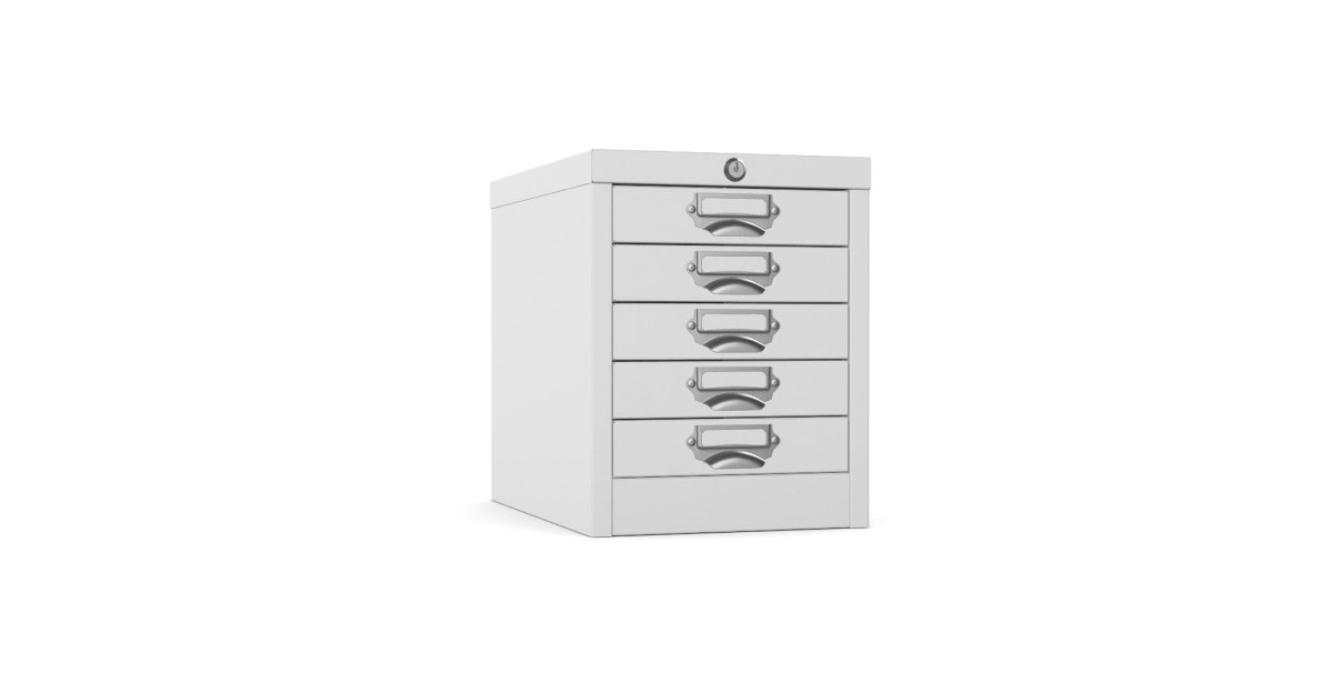Silverline | Multidrawer | 5 Drawer |Locking | MDUR05LK | Grey Goose