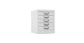 Multidrawer Storage 5 Drawer by Silverline MDUR05 Goose Grey