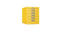 Silverline | Multidrawer | 5 Drawer |Locking | MDUR05LK | Lemon Yellow