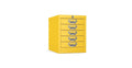 Silverline | Multidrawer | 5 Drawer |Locking | MDUR05LK | Lemon Yellow
