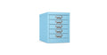 Multidrawer Storage 5 Drawer by Silverline MDUR05 Pale Blue