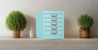 Multidrawer Storage 5 Drawer by Silverline MDUR05 Green Beige