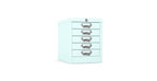 Silverline | Multidrawer | 5 Drawer |Locking | MDUR05LK | Peppermint
