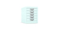 Multidrawer Storage 5 Drawer by Silverline MDUR05 Peppermint