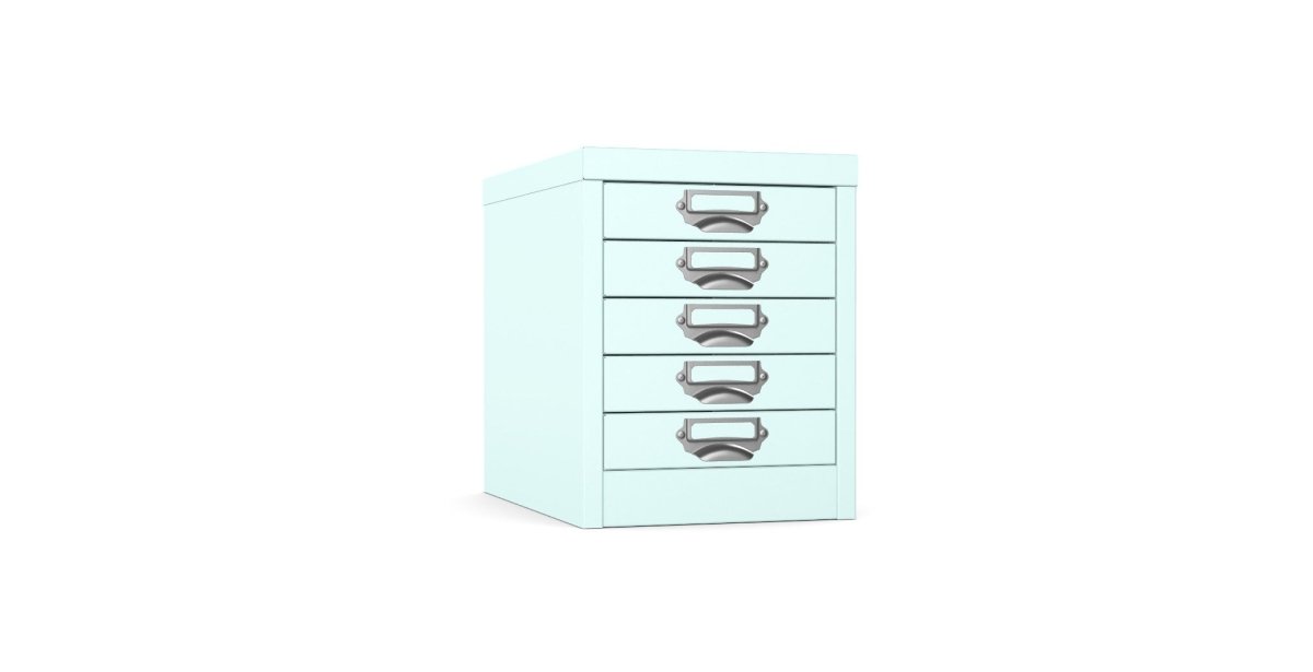 Multidrawer Storage 5 Drawer by Silverline MDUR05 Peppermint