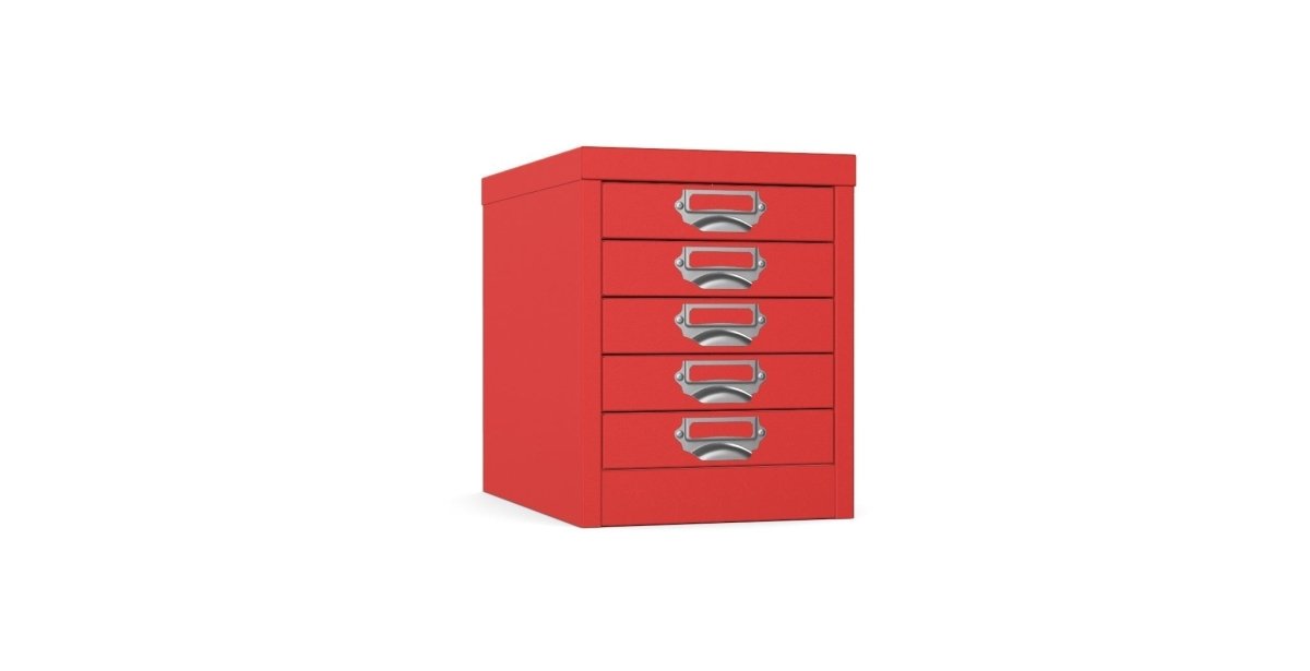 Multidrawer Storage 5 Drawer by Silverline MDUR05 Green Beige