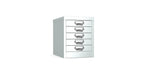 Multidrawer Storage 5 Drawer by Silverline MDUR05 Green Beige