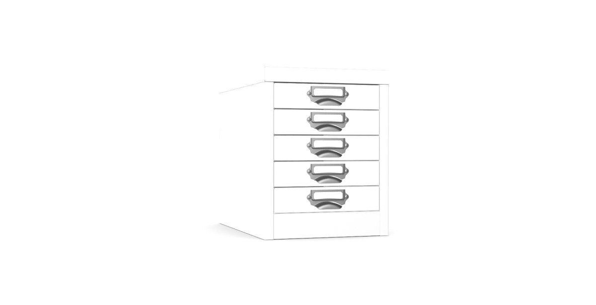 Multidrawer Storage 5 Drawer by Silverline MDUR05 White