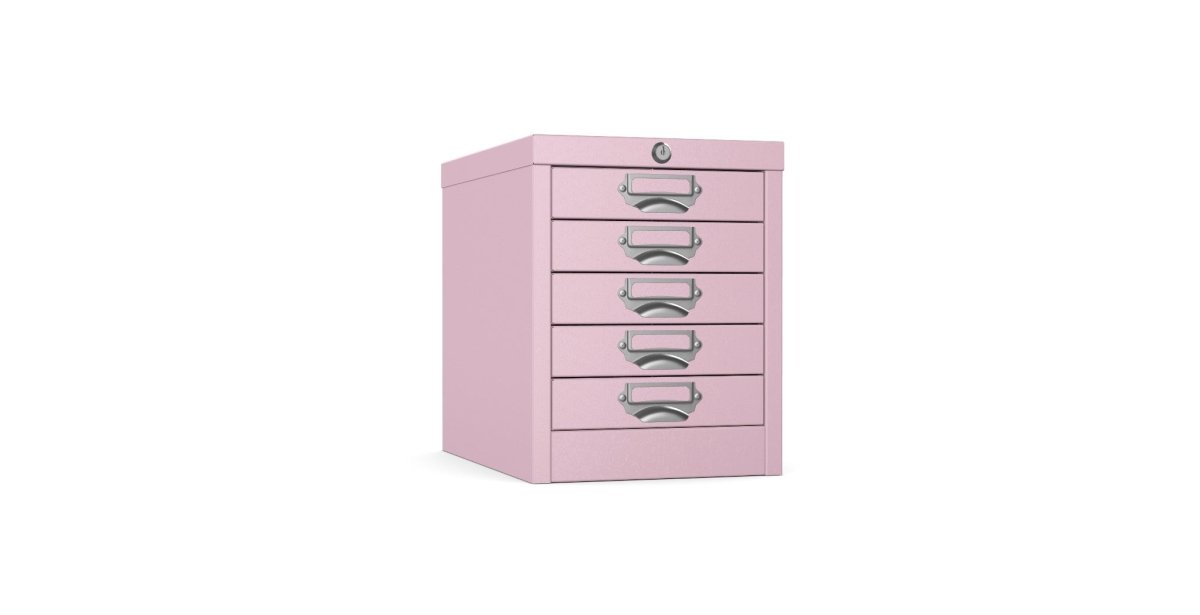 Silverline | Multidrawer | 5 Drawer |Locking | MDUR05LK | Violet