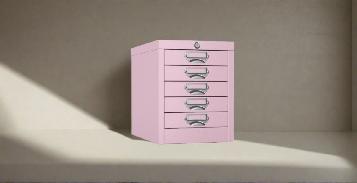 Silverline | Multidrawer | 5 Drawer |Locking | MDUR05LK | Violet