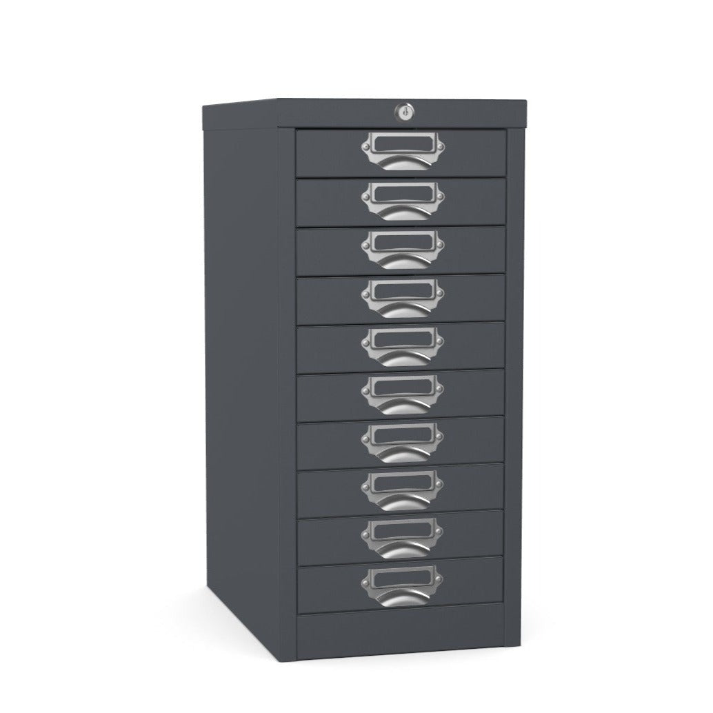 10 drawer locking multidrawer silverline graphiteThat’s My Office Furniture, 360 Degree View storage, desk, chair