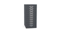 Multidrawer  Storage Cabinet 10 Drawer by Silverline MDUR10 Graphite