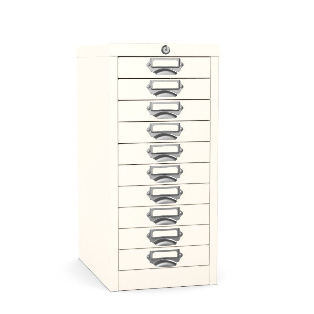 10 drawer locking multidrawer silverline beigeThat’s My Office Furniture, 360 Degree View storage, desk, chair
