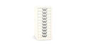 Multidrawer  Storage Cabinet 10 Drawer by Silverline MDUR10 Beige