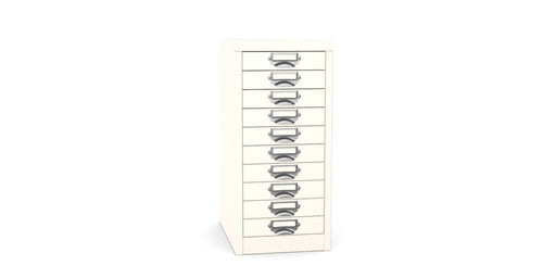 Multidrawer  Storage Cabinet 10 Drawer by Silverline MDUR10 Beige