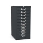 10 drawer locking multidrawer silverline blackThat’s My Office Furniture, 360 Degree View storage, desk, chair