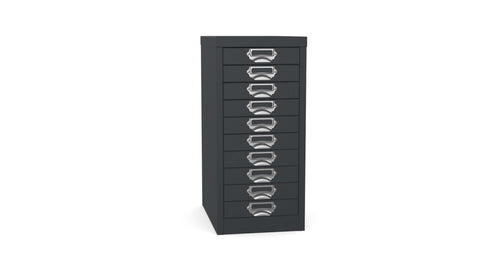 Multidrawer  Storage Cabinet 10 Drawer by Silverline MDUR10 Black