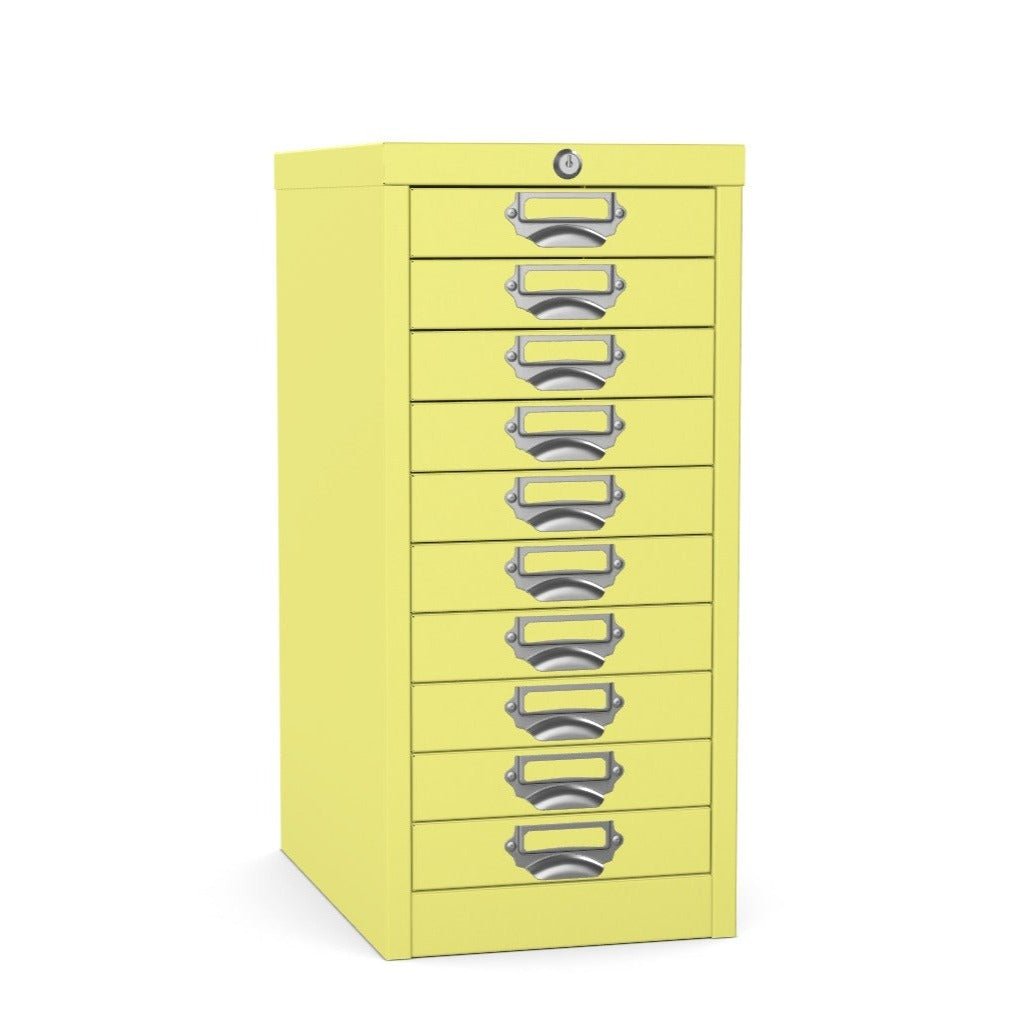 10 drawer locking multidrawer silverline chlorophyll