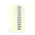 10 drawer locking multidrawer silverline creamThat’s My Office Furniture, 360 Degree View storage, desk, chair