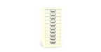 Multidrawer  Storage Cabinet 10 Drawer by Silverline MDUR10LK 