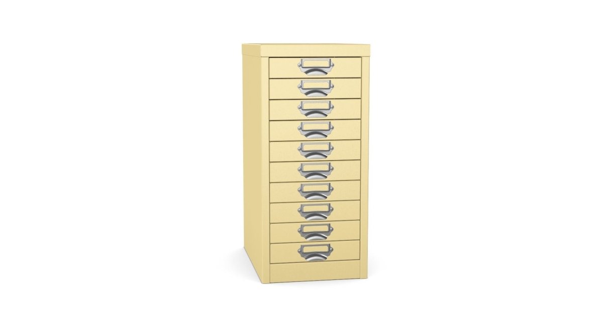 Multidrawer  Storage Cabinet 10 Drawer by Silverline MDUR10 Green Beige