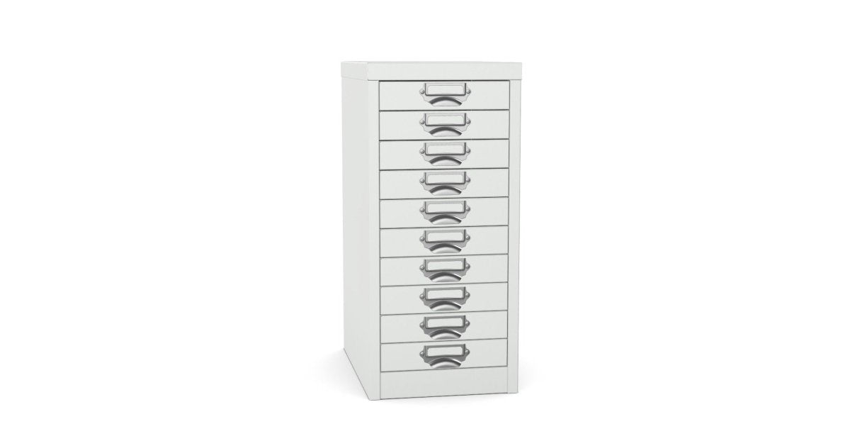 Multidrawer  Storage Cabinet 10 Drawer by Silverline MDUR10 Light Grey