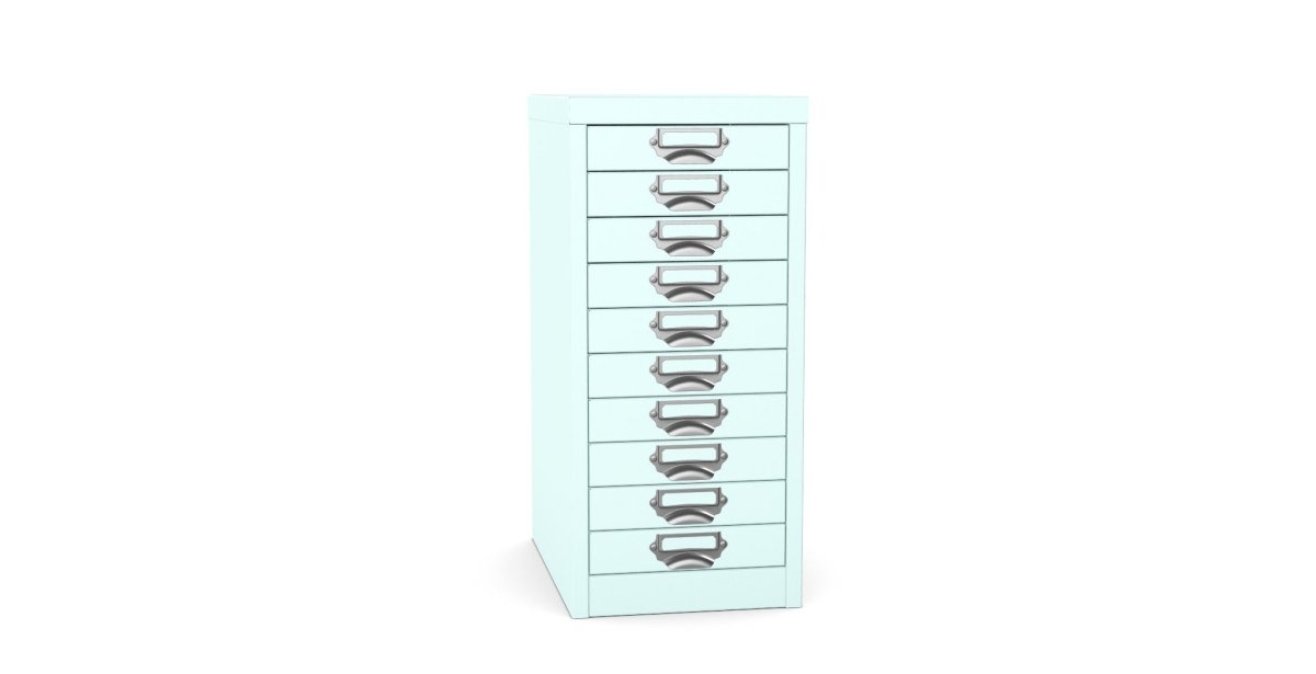 Multidrawer  Storage Cabinet 10 Drawer by Silverline MDUR10 Peppermint