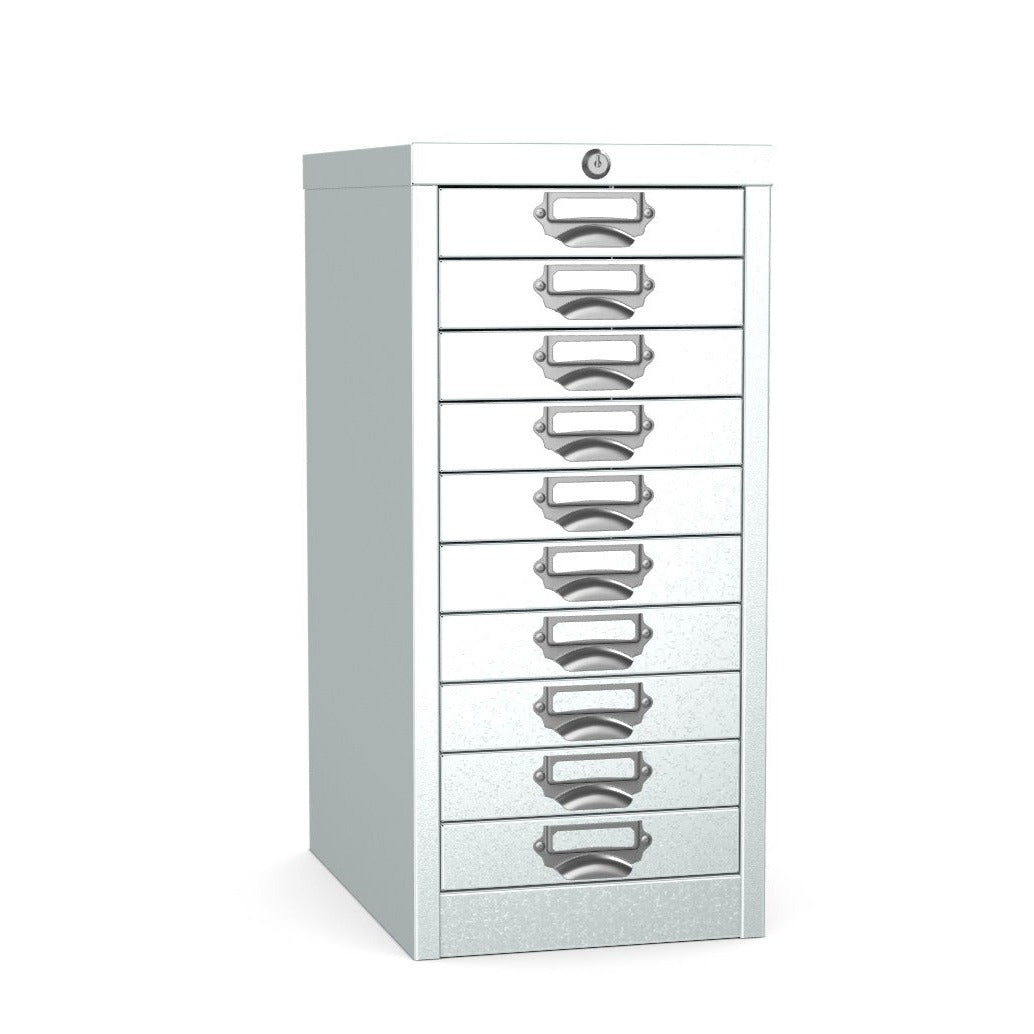 10 drawer locking multidrawer silverline silverThat’s My Office Furniture, 360 Degree View storage, desk, chair