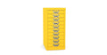 Multidrawer  Storage Cabinet 10 Drawer by Silverline MDUR10 Sunshine Yellow