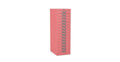 Multidrawer Locking Storage Cabinet 15 Drawer by Silverline MDUR15LK Pink