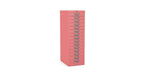 Multidrawer Locking Storage Cabinet 15 Drawer by Silverline MDUR15LK Pink