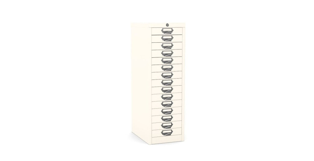 Multidrawer Locking Storage Cabinet 15 Drawer by Silverline MDUR15LK Beige