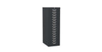 Multidrawer Locking Storage Cabinet 15 Drawer by Silverline MDUR15LK Black