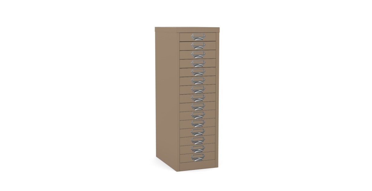 Multidrawer  Storage Cabinet 15 Drawer by Silverline MDUR15 Green Beige