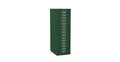 Multidrawer Locking Storage Cabinet 15 Drawer by Silverline MDUR15LK Green