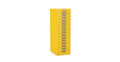 Multidrawer Locking Storage Cabinet 15 Drawer by Silverline MDUR15LK Lemon Yellow