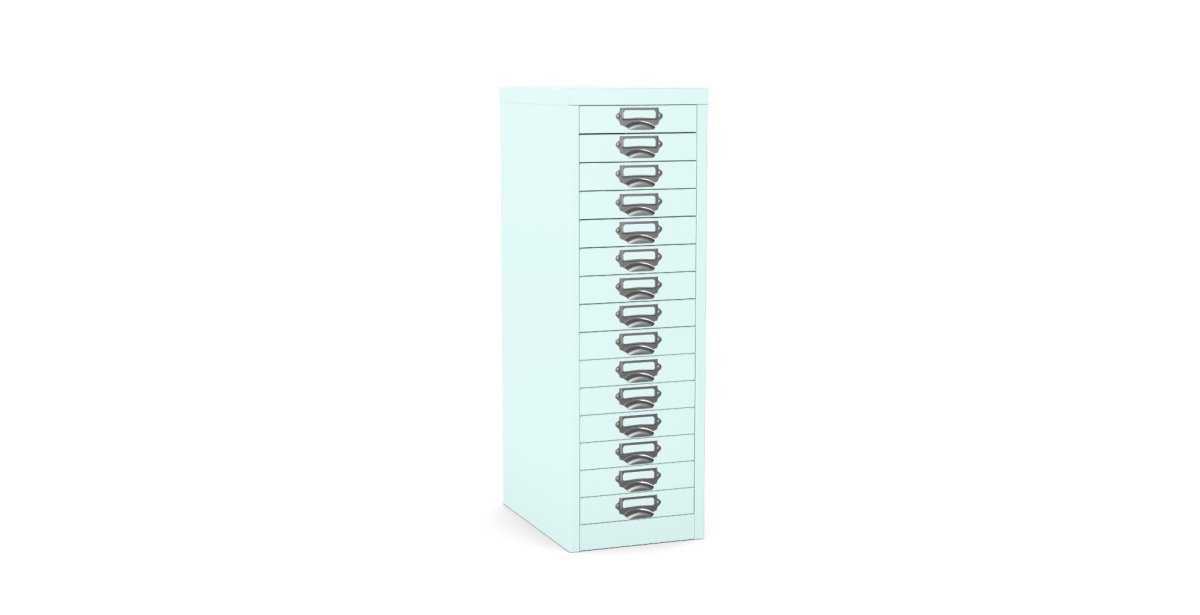 Multidrawer  Storage Cabinet 15 Drawer by Silverline MDUR15 Peppermint