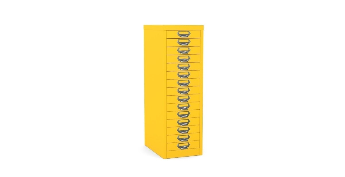 Multidrawer  Storage Cabinet 15 Drawer by Silverline MDUR15 Sunshine Yellow