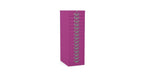 Multidrawer Locking Storage Cabinet 15 Drawer by Silverline MDUR15LK Purple