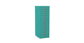 Multidrawer Locking Storage Cabinet 15 Drawer by Silverline MDUR15LK Verdigris