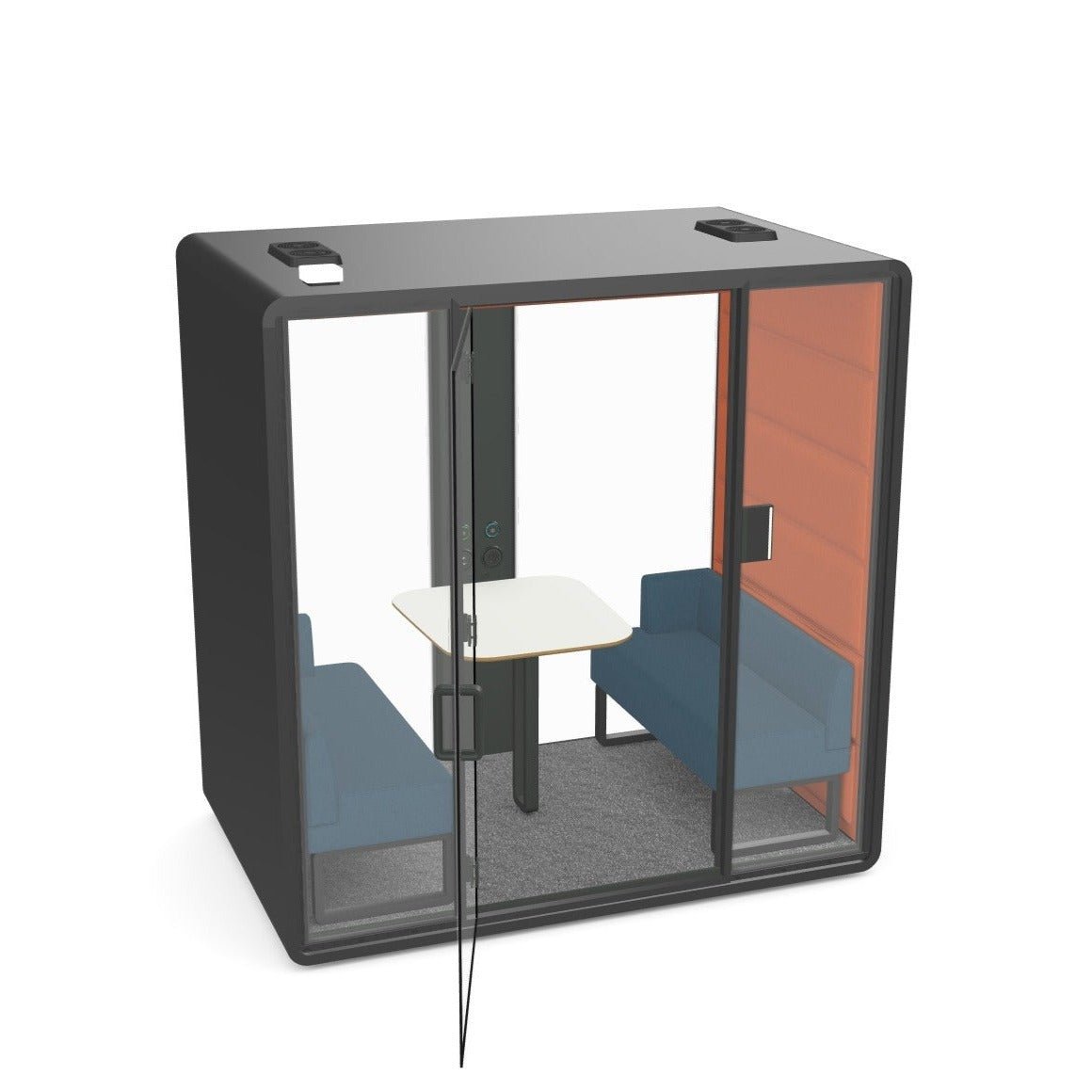 Hush Free M is an additional, independent space for your office, where it is possible to hold meetings in silence