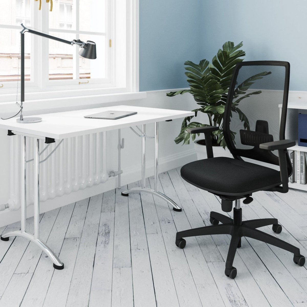 Lira Mesh Back office Chair available in a range of mesh and seat colours, configure in 360 view
