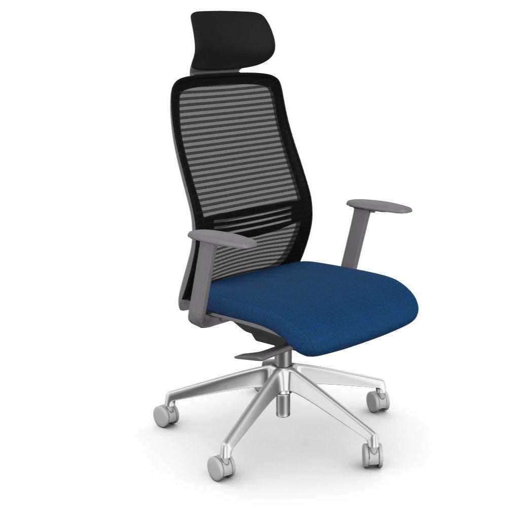 Office Operator chair with a choice of seat, mesh back and base colours, from our NV range View in 360