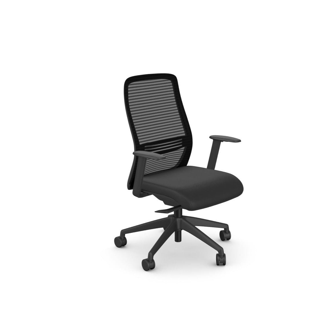 Operator Office Chair with Vinyl seat, NV RangeMesh Back Chair